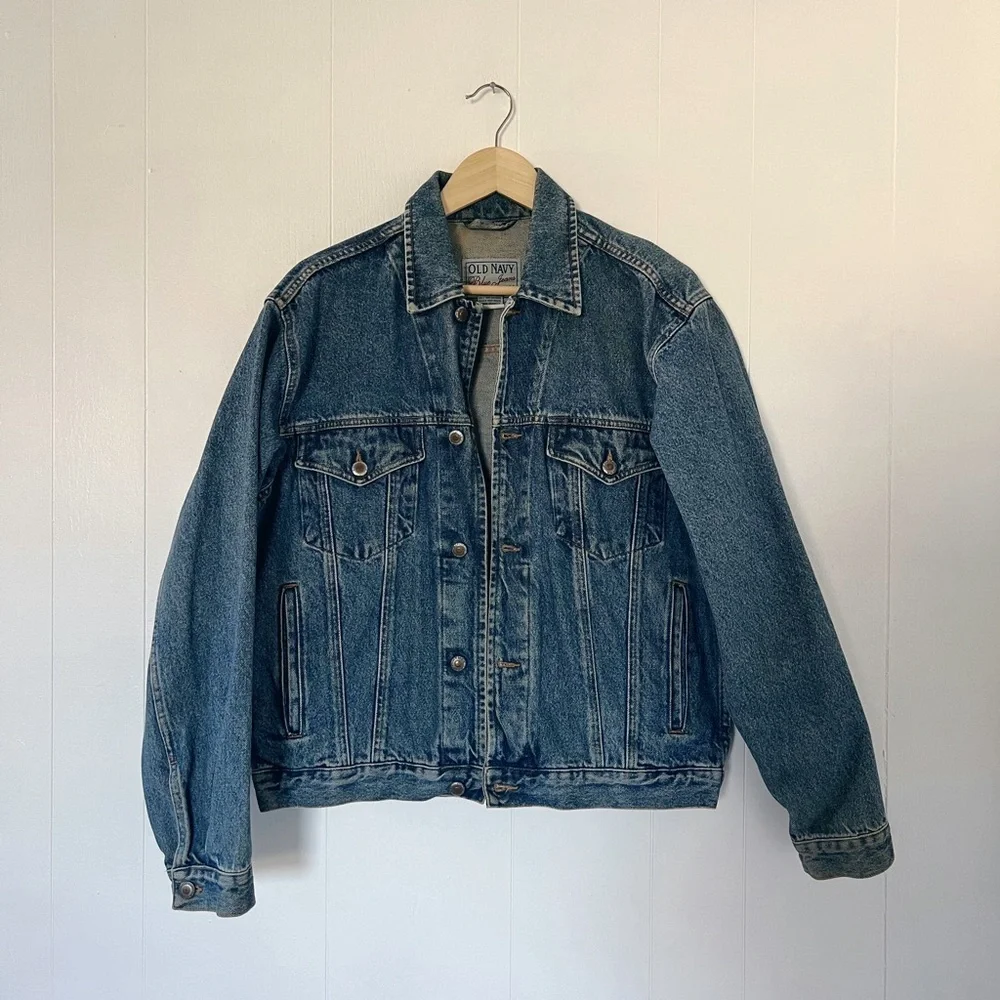 Vintage Old Navy Denim Trucker Jacket - Picture 1 of 9